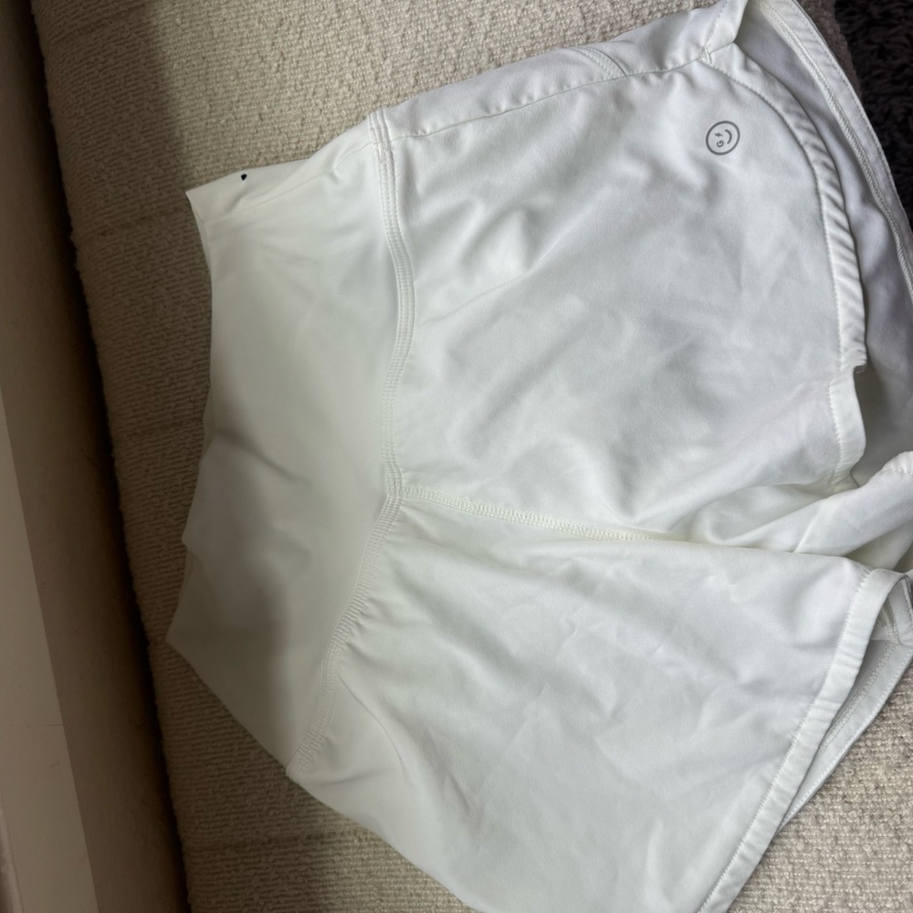 Gilly Hicks Cream Athletic Shorts